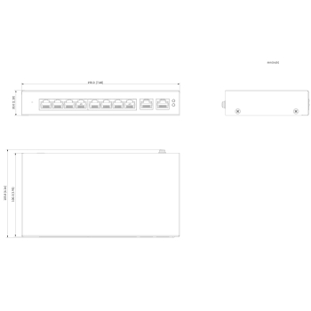 Switch POE SG4010P 8-PORTOWY + 2X UPLINK DAHUA