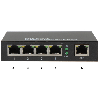 SWITCH POE SPS-4P/1 5-PORTOWY