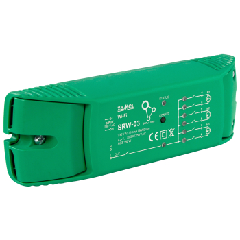 INTELIGENTNY STEROWNIK ROLET SRW-03 Wi-Fi, 230 V AC ZAMEL