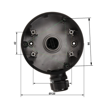 UCHWYT KAMERY STG-1280ZJ-DM46(BLACK) STG