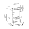 MOBILNY UCHWYT MONITORA STO-S-13 ART