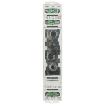 PODWÓJNY, BEZPOTENCJAŁOWY INTELIGENTNY PRZEŁĄCZNIK SWITCHBOX-D-DC-DIN/BLEBOX Wi-Fi, 230 V AC, 30 V DC