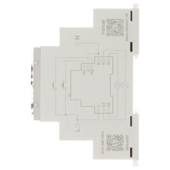 PODWÓJNY INTELIGENTNY PRZEŁĄCZNIK SWITCHBOX-D-DIN/BLEBOX Wi-Fi, 230 V AC