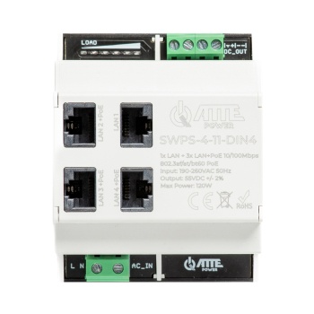 Switch POE SWPS-4-11-DIN4 4-PORTOWY ATTE