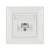 GNIAZDO KOŃCOWE RJ-45 SX9-1-5E-STP-WH SOLARIX