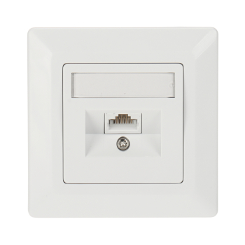 GNIAZDO KOŃCOWE RJ-45 SX9-1-5E-UTP-WH SOLARIX