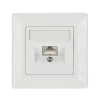 GNIAZDO KOŃCOWE RJ-45 SX9-1-6-STP-WH SOLARIX