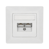 GNIAZDO KOŃCOWE RJ-45 SX9-2-5E-STP-WH SOLARIX