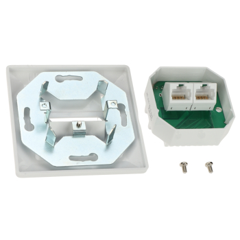 GNIAZDO KOŃCOWE RJ-45 SX9-2-5E-UTP-WH SOLARIX
