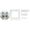 GNIAZDO KOŃCOWE RJ-45 SX9-2-6-UTP-WH SOLARIX