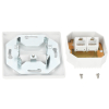 GNIAZDO KOŃCOWE RJ-45 SX9-2-6-UTP-WH SOLARIX