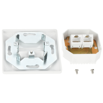 GNIAZDO KOŃCOWE RJ-45 SX9-2-6-UTP-WH SOLARIX