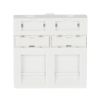 GNIAZDO MODULARNE KEYSTONE SXF-M-2-45-WH-P SOLARIX
