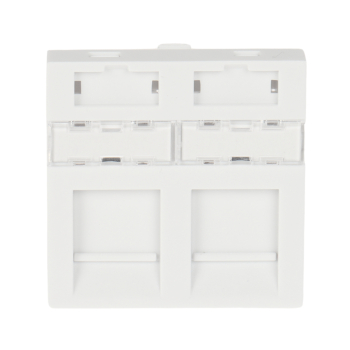 GNIAZDO MODULARNE KEYSTONE SXF-M-2-45-WH-P SOLARIX