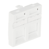 GNIAZDO MODULARNE KEYSTONE SXF-M-2-45-WH-P SOLARIX