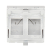 GNIAZDO MODULARNE KEYSTONE KĄTOWE SXF-M-2-45-WH-U SOLARIX