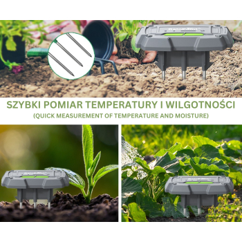 BEZPRZEWODOWY CZUJNIK WILGOTNOŚCI I TEMPERATURY GLEBY TCS005 RainPoint