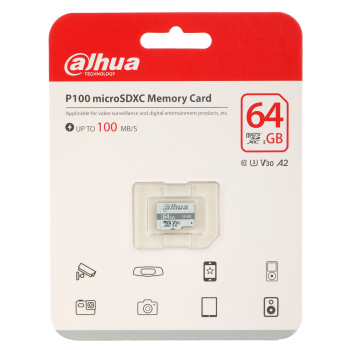 KARTA PAMIĘCI TF-P100/64GB microSD UHS-I, SDXC 64 GB DAHUA