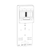 TABLICA LICZNIKOWA 1-FAZOWA TL-1FZ+ZB+GL/EPN Elektro-Plast Nasielsk