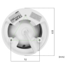 HYBRYDOWA KAMERA TERMOWIZYJNA IP TPC-DF1241-B7F8-DW-S8 7 mm - 960p, 8 mm - 4 Mpx DAHUA