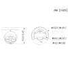 HYBRYDOWA KAMERA TERMOWIZYJNA IP TPC-DF1241-B7F8-DW-S8 7 mm - 960p, 8 mm - 4 Mpx DAHUA