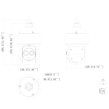 HYBRYDOWA KAMERA TERMOWIZYJNA IP TPC-SD2241-TB3F4-DW-S2 3.5 mm - 960p, - 4 Mpx 4 mm DAHUA
