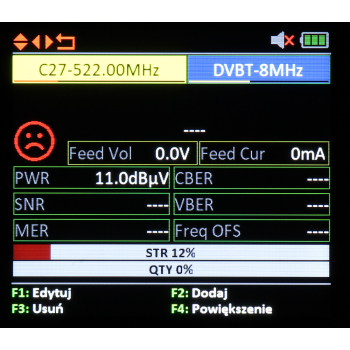 UNIWERSALNY MIERNIK TSC-1270 DVB-T/T2 DVB-S/S2 DVB-C/C2