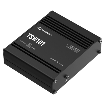 SWITCH PRZEMYSŁOWY POE TSW101 5-PORTOWY, 4 PoE Teltonika