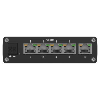 SWITCH PRZEMYSŁOWY POE TSW101 5-PORTOWY, 4 PoE Teltonika