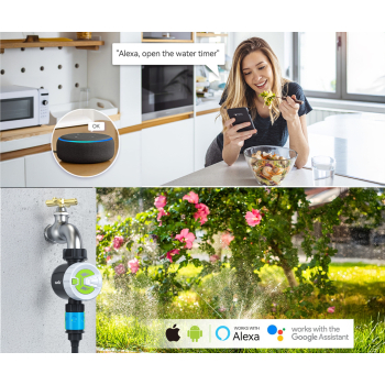 INTELIGENTNY ZAWÓR DO SYSTEMU NAWADNIANIA Z BRAMKĄ WIFI TTV102B+TWG009BW Tuya Smart RainPoint
