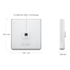 PUNKT DOSTĘPOWY UQ-U6-ENTERPRISE-IW UniFi Wi-Fi 6E 2.4 GHz, 5 GHz, 6 GHz, 573.5 Mbps + 4800 Mbps + 4800 Mbps UBIQUITI