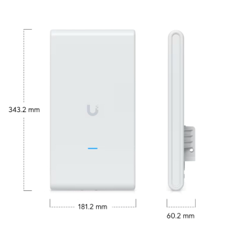 PUNKT DOSTĘPOWY UQ-U6-MESH-PRO UniFi Wi-Fi 6 2.4 GHz, 5 GHz, 573.5 Mbps + 2400 Mbps UBIQUITI