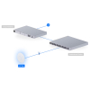 PUNKT DOSTĘPOWY UQ-U7-PRO UniFi Wi-Fi 7 2.4 GHz, 5 GHz, 6 GHz, 688 Mbps + 4300 Mbps + 5800 Mbps UBIQUITI