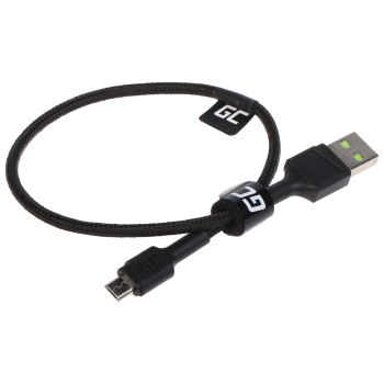 PRZEWÓD USB-A/USB-MICRO/0.3M-GC PowerStream 0.3 m Green Cell