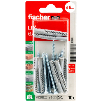 UNIWERSALNY KOŁEK ROZPOROWY UX-6X50R*P10 Fischer