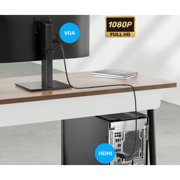 ADAPTER HDMI / VGA V1185A01 2 m 1080p UNITEK