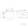 PANEL WEWNĘTRZNY VTH2123GB-W-S2 Wi-Fi / 2-Wire DAHUA