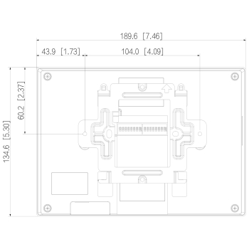 PANEL WEWNĘTRZNY VTH2123GB-W-S2 Wi-Fi / 2-Wire DAHUA