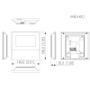 PANEL WEWNĘTRZNY VTH2612L-W Wi-Fi / IP DAHUA