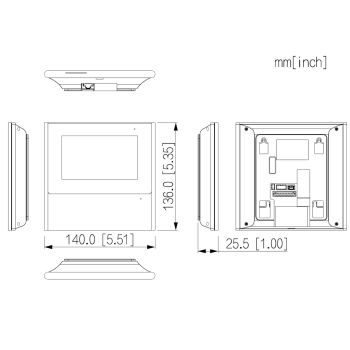PANEL WEWNĘTRZNY VTH2612L-W Wi-Fi / IP DAHUA