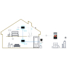 PANEL WEWNĘTRZNY VTH2622GW-W IP / Wi-Fi / 2-Wire DAHUA