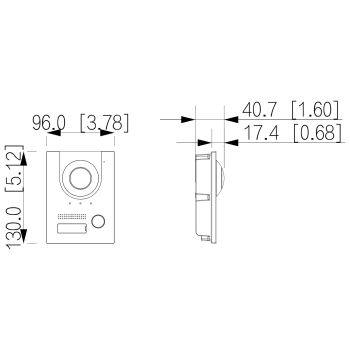WIDEODOMOFON VTO2201F-P-S2 DAHUA