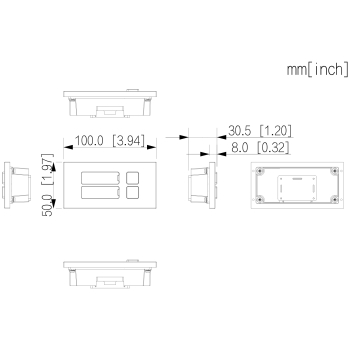 MODUŁ KLAWIATURY VTO4103F-MB2 DO MODUŁU VTO4103F DAHUA