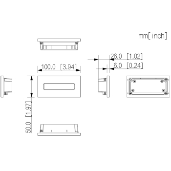 MODUŁ KLAWIATURY VTO4103F-MDB2 DO MODUŁU VTO4103F DAHUA