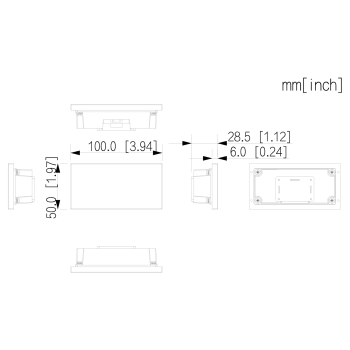 MODUŁ CZYTNIKA ZBLIŻENIOWEGO VTO4103F-MR1 DO MODUŁU VTO4103F DAHUA