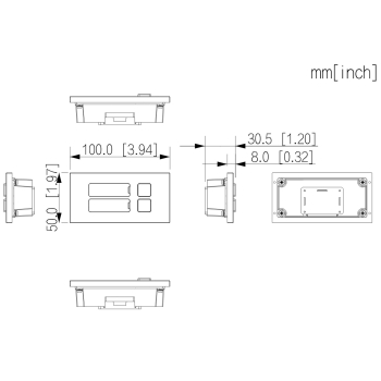 MODUŁ KLAWIATURY VTO4103FB-MB2 DO MODUŁU VTO4103FB DAHUA