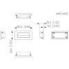 MODUŁ KLAWIATURY VTO4103FB-MDB4 DO MODUŁU VTO4103FB DAHUA