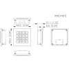 MODUŁ KLAWIATURY VTO4103FB-MK DO MODUŁU VTO4103FB DAHUA