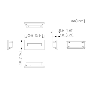 MODUŁ KLAWIATURY VTO4202F-MDB2 DO MODUŁÓW VTO4202F-P, VTO4201F-P, VTO4201F-P1 DAHUA