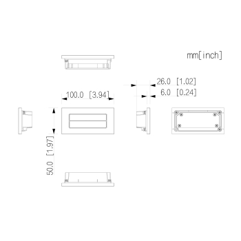 MODUŁ KLAWIATURY VTO4202F-MDB4 DO MODUŁÓW VTO4202F-P, VTO4201F-P, VTO4201F-P1 DAHUA